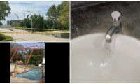 Este es el estado actual del parque del Agua.