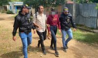 Momento de la liberación de la joven.