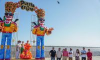 Microfiguras inspiradas en el carnaval de Barranquilla.
