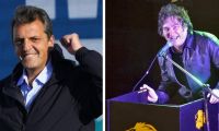 Sergio Massa y Javier Milei