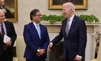 Gustavo Petro y Joe Biden.