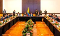 El Presidente Gustavo Petro explicando los alcances de la Reforma a la Salud.