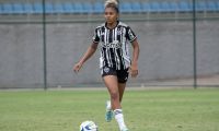 Jorelyn Carabalí con el Atlético Mineiro de Brasil.