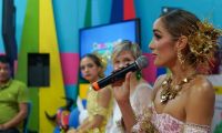 Melissa Cure, reina del Carnaval de Barranquilla.