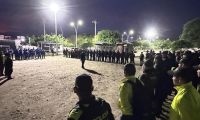 Operativo de seguridad.
