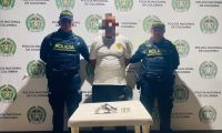Hombre capturado en Santa Marta.
