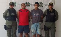 Kevin Alfonso Gamarra Barrera alias El “Patrón” y Santiago Guillermo Polo Castro alias “Santi”