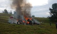 Accidente de avioneta en Antioquia.
