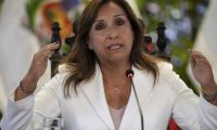 Dina Boluarte, presidenta de Perú.