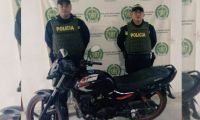 Recuperación de motocicleta