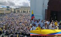 MARCHAS EN SANTA MARTA Y BOGOTÁ