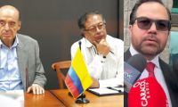 Álvaro Leyva y Gustavo Petro.