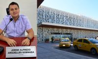 Concejal Jorge Alfredo Arguelles expresó su inconformidad con la administración del Aeropuerto.