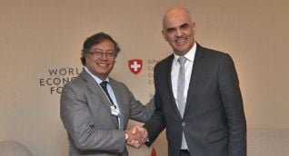 Presidente Suizo llega a Colombia apoyar con el proceso de paz y cooperación humanitaria.