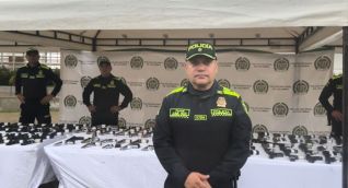 Policía destruye 180 armas traumáticas incautadas en Santa Marta