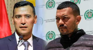 Ministro de Defensa, Pedro Sánchez Suárez / Elder José Arteaga Hernández, alias 'El Costeño'.