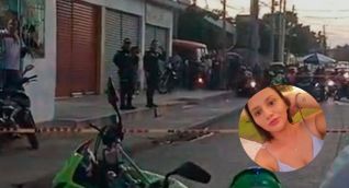 La Policía acordonó el lugar donde se presentó el ataque a bala.