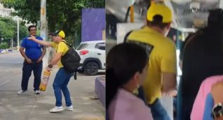 Una pasajera amenazó con lanzarse del vehículo si el conductor no se detenía