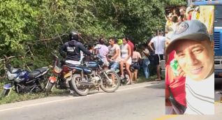 Lugar donde encontraron el cuerpo de Jaison.