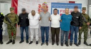 Capturados por las autoridades. 