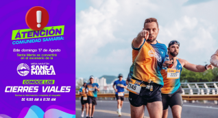 Santa Marta se alista para correr: Anuncian cierres viales este domingo por la Media Maratón