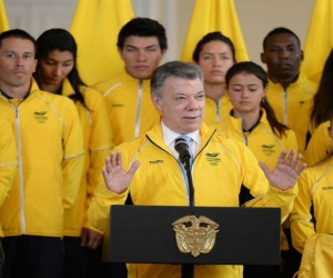 Delegación de deportistas colombianos