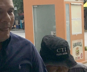 Foto: Cortesía. Eduardo Villa Mozo en su llagada a la audiencia.