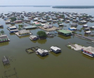Ciénaga Grande de Santa Marta.