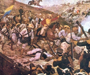 La Batalla de Boyacá tuvo lugar el 7 de agosto de 1819 en el cruce del río Teatinos. 