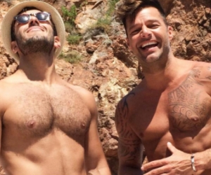 Ricky Martin y su pareja Jwan Yosef.