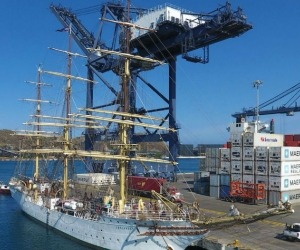 El buque Sorlandet fue construido en 1927 y estará en Santa Marta por 6 días.