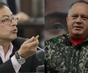 Gustavo Petro y Diosdado Cabello. 