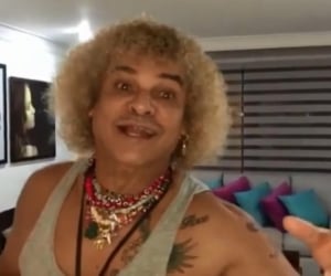  El exfutbolista Carlos 'El Pibe' Valderrama. 