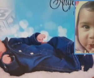Ángel Smith Ortega Moreno y Danna Guadalupe (recuadro), niños raptados