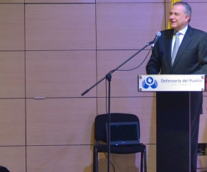 Vicepresidencia El vicepresidente colombiano, Óscar Naranjo.