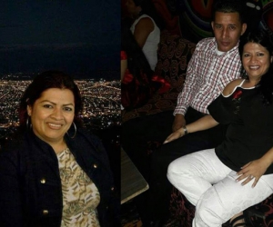 Rosileny Huertas y su presunto asesino, quien era su esposo.