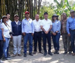 Visita del Ica y Cenipalma a fincas con plantaciones de palma de aceite.