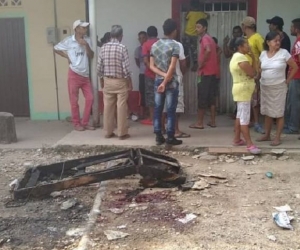 Lugar del linchamiento.