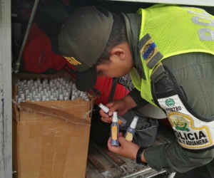 Los artículos fueron decomisados durante el primer trimestre del año.