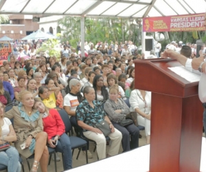 Vargas Lleras en su cierre de campaña en Antioquia.
