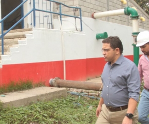 Martínez supervisó la Ebap de Gaira.