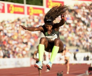 Caterine Ibargüen, atleta colombiana. 