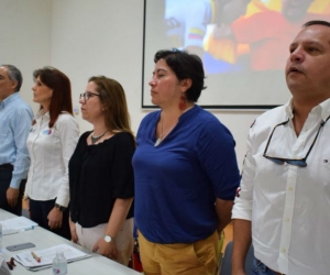 El Comisionado de Paz participa de una jornada académica en la Universidad Antonio Nariño sede Santa Marta.
