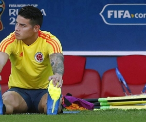 James Rodríguez entrena a parte. 