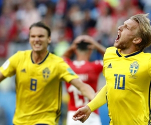 Emil Fosberg celebra el gol de la clasificación. 