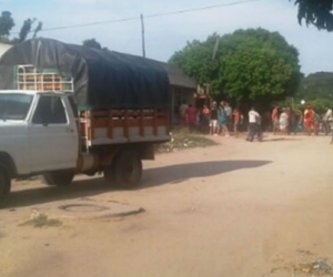 Lugar de la tragedia.