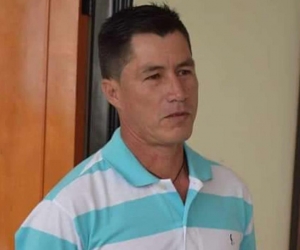  Lider social colombiano Alirio Antonio Arenas Gómez.