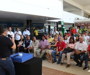El Distrito activó en la Terminal de Transporte una zona de conexión gratuita.