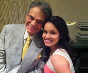  El cantante José José y su hija menor Sara Sosa.