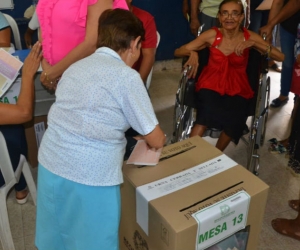 Los Magdalenenses acudieron a votar.